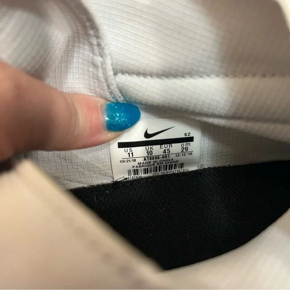 Nike Air Fear Of God Moccasin "Pure Platinum" Sneakers Size 11 - Picture 10 of 10